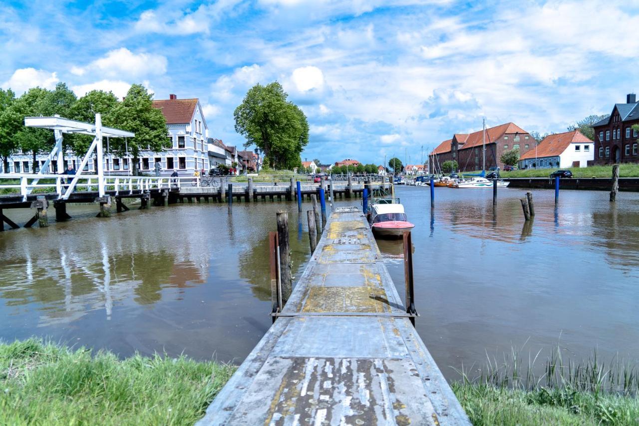 Apartments Gezeitenfluss Tönning エクステリア 写真